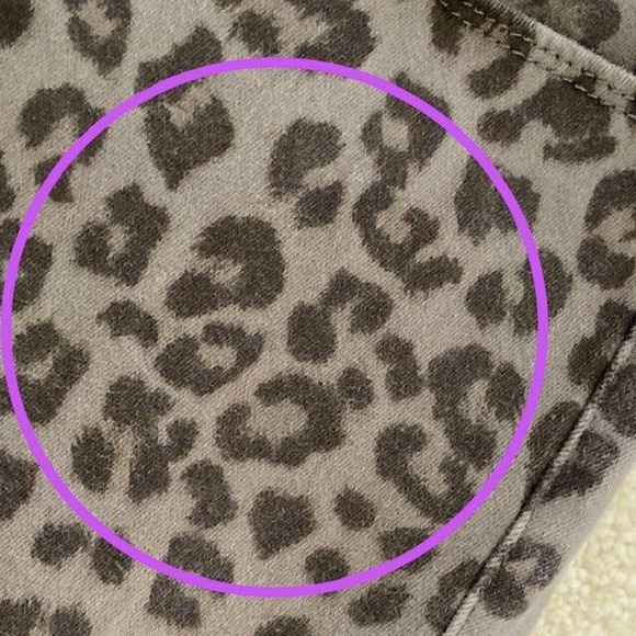 Good American $170 Size 0/25 Gray Black Leopard Print Skinny Stretch Denim Jeans - Picture 16 of 16